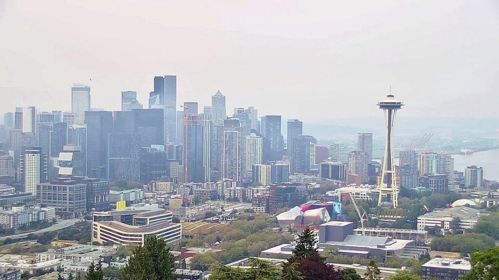 Live air quality map: Wildfire smoke reaches Seattle as King County urges air quality monitoring